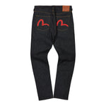 Red Seagull Print Jeans