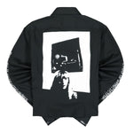 MSFTSrep Middlefinger Cropped Shirt Black Detail view 2 | Gate