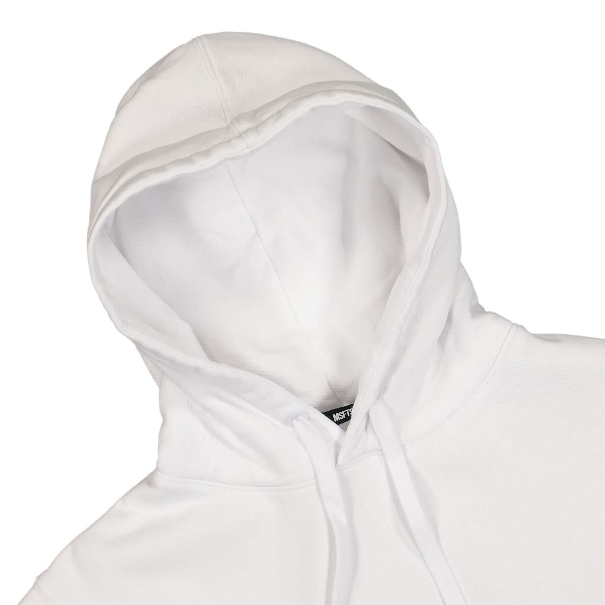 MSFTSrep Middlefingers Hoodie White Detail view 3 | Gate