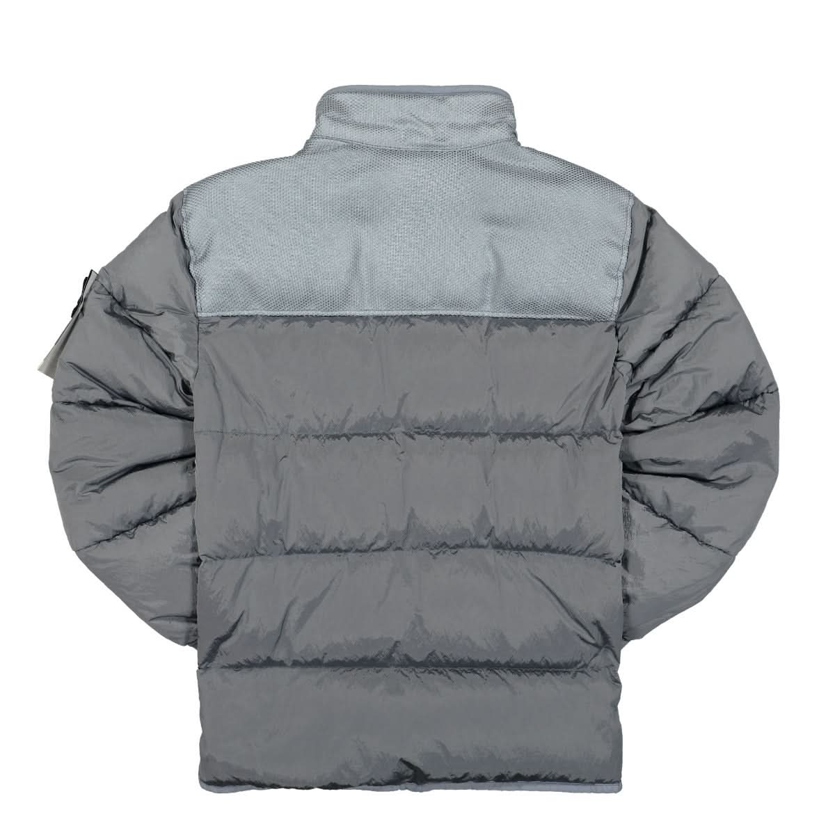 Stone Island Real Down Jacket Grey Detail view 1 | Gate