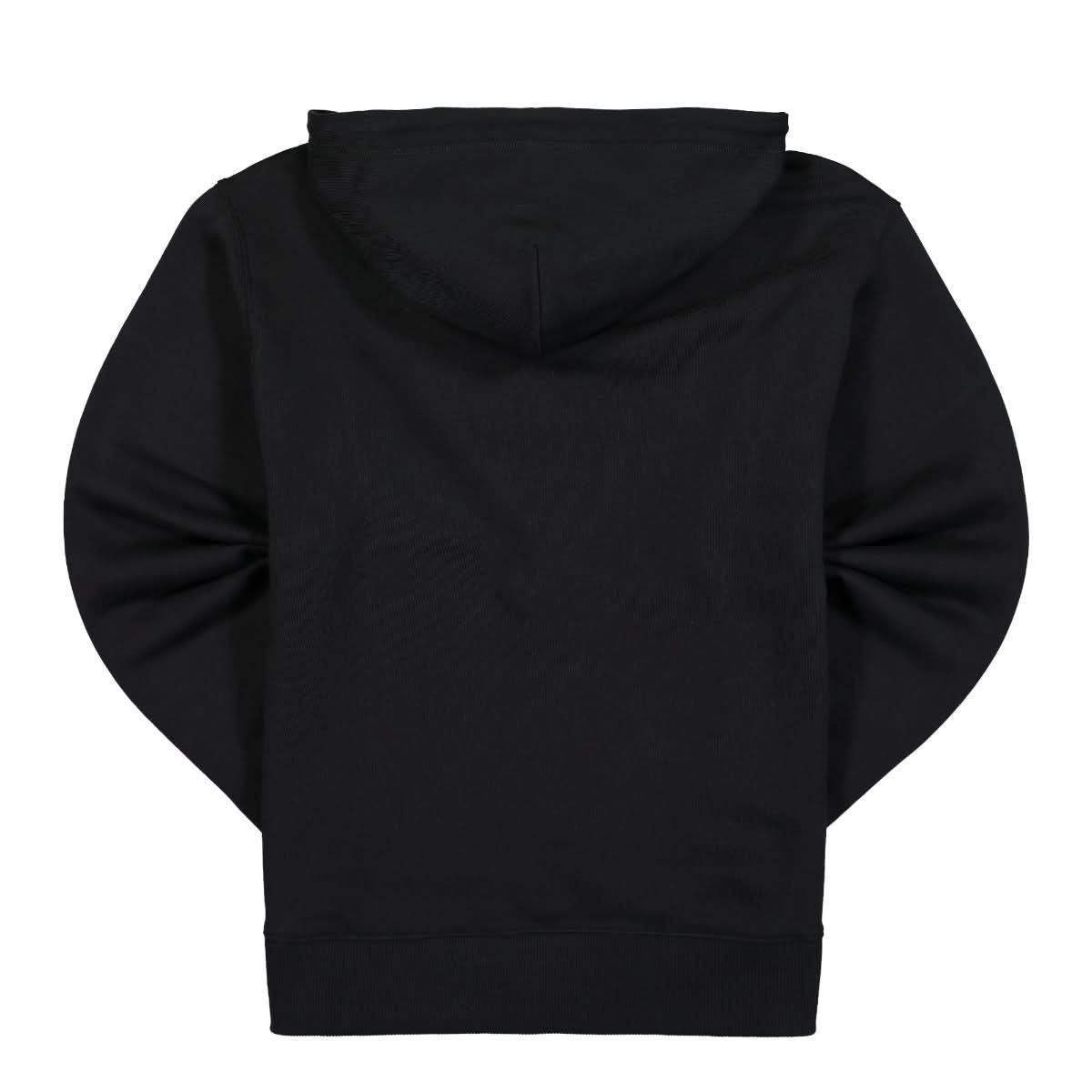 KENZO Logo Classic Hoodie Black Detail view 2 | Gate