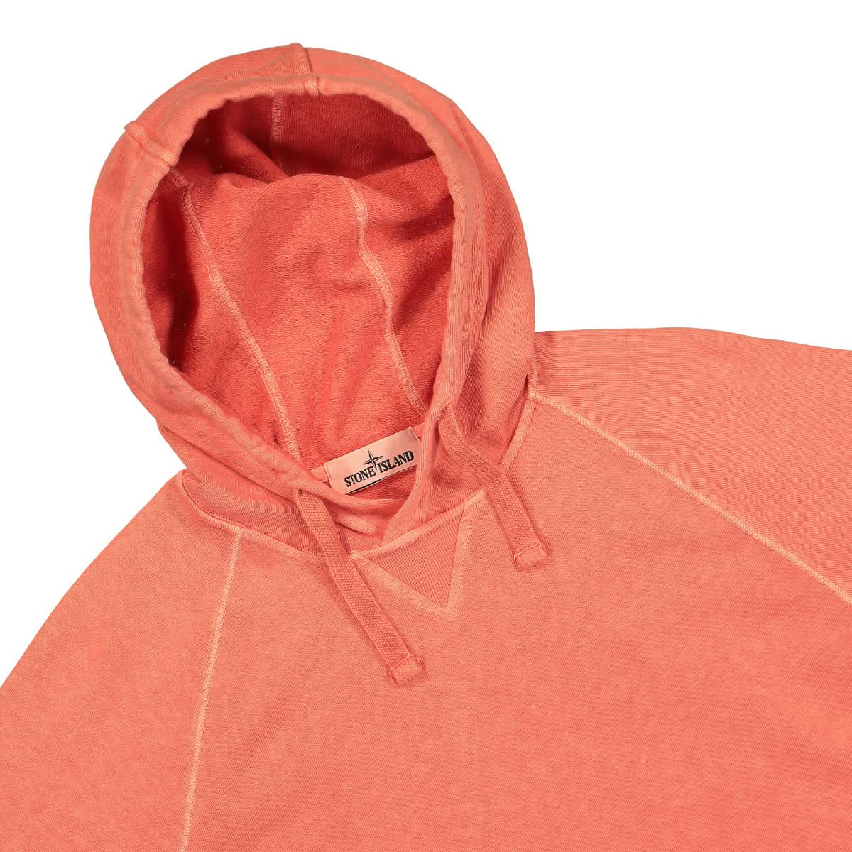 Stone Island Hooded Sweat-Shirt Red Detail view 3 | Gate
