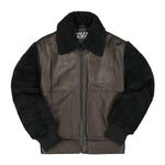 Versace Jeans Couture Sheep Country Leather Jacket Black Detail view 1 | Gate
