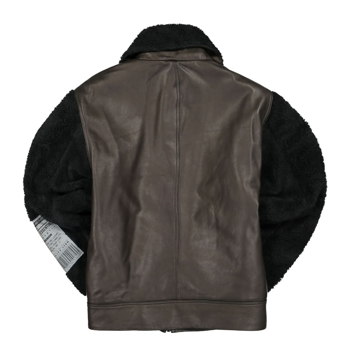 Versace Jeans Couture Sheep Country Leather Jacket Black Detail view 2 | Gate