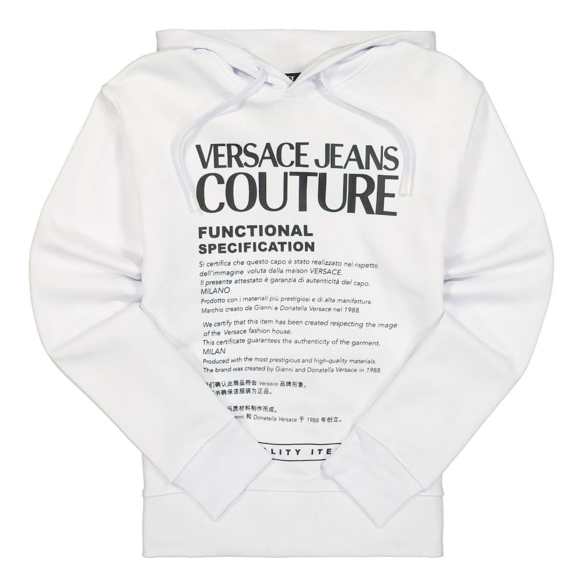 Versace Jeans Couture Specs Neg Sweatshirt White Detail view 1 | Gate