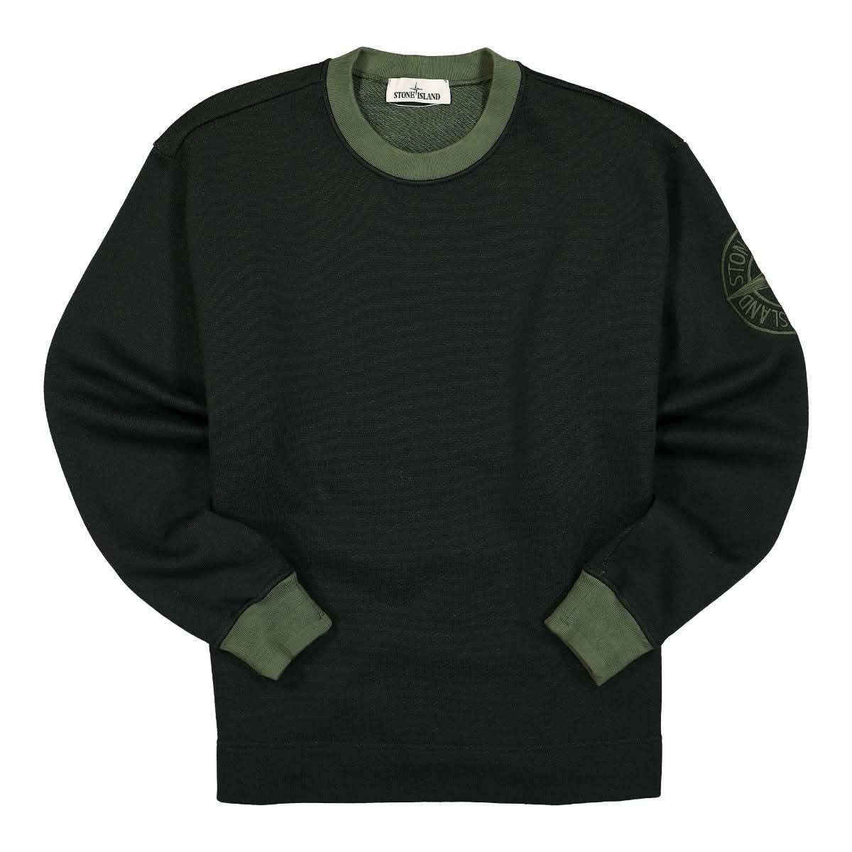 Stone Island Sweat-Shirt Black Detail view 1 | Gate