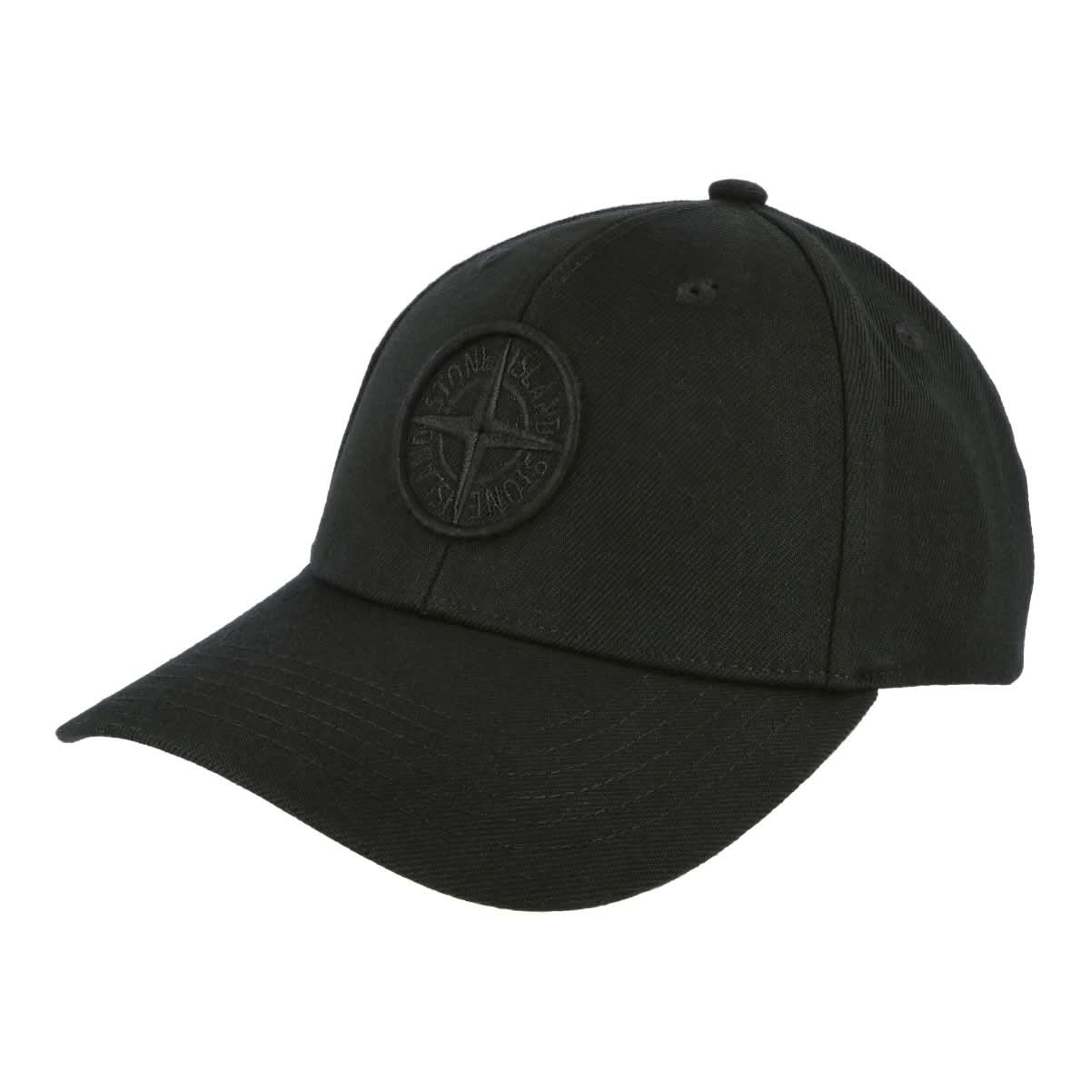 Stone Island Hat Black Detail view 1 | Gate