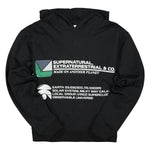 Xander Zhou Logo Hoodie Black Detail view 1 | Gate
