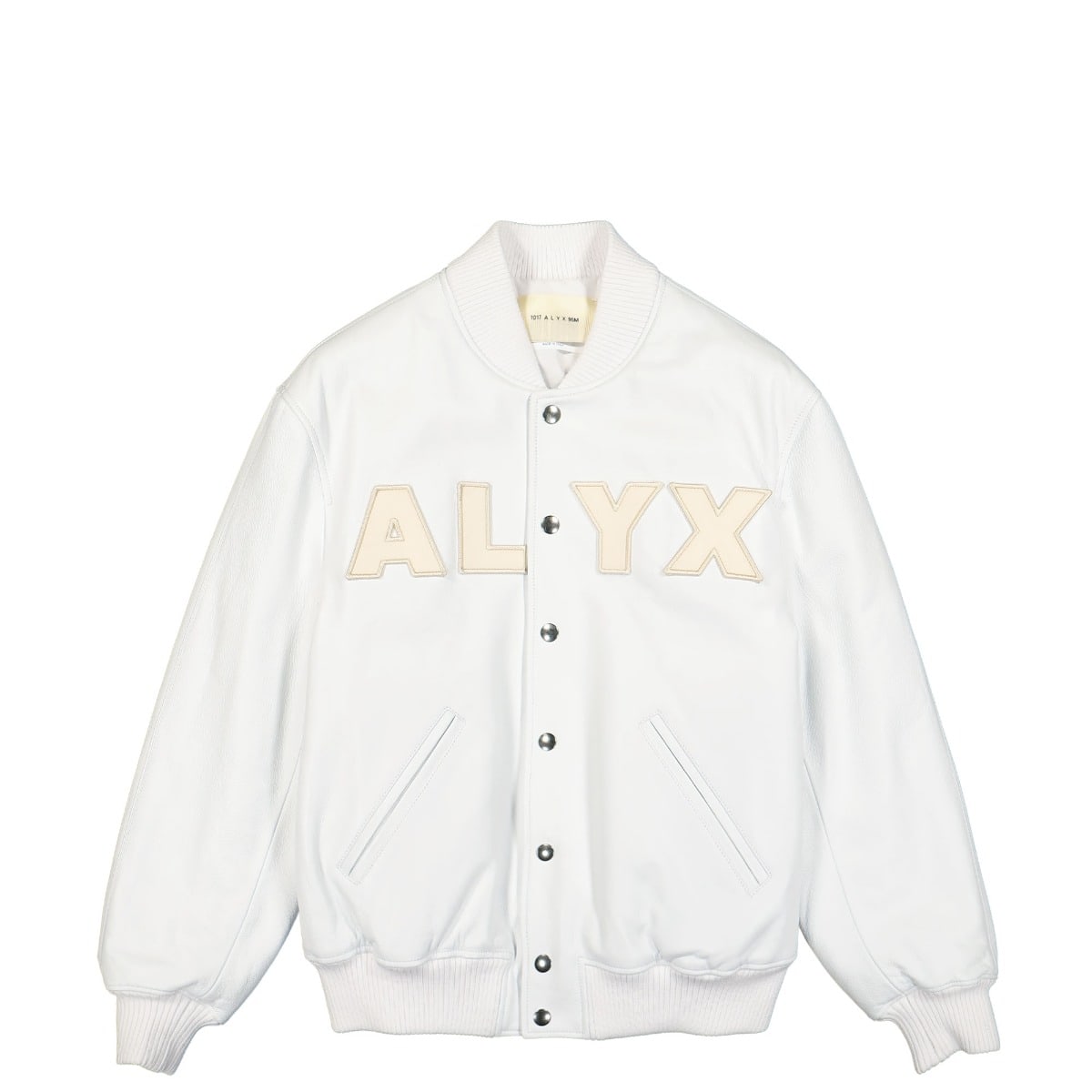 1017 Alyx 9SM Logo-Embossed Leather Jacket