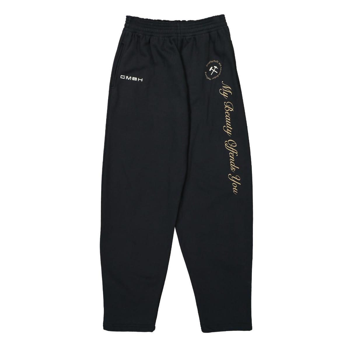 Jogging Pants With Waistband And Footband