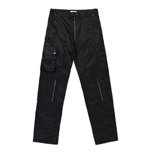 Biker Trousers With Exposed Zips