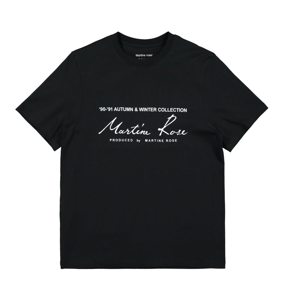 Martine Rose Classic S/S T-Shirt Black Detail view 1 | Gate