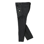 Marcelo Burlon - County of Milan Spot Stone Straight Leg Denim Black Detail view 3 | Gate