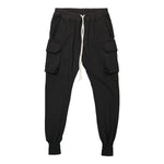 Rick Owens Mastodon Cut Offs Black Detail view 1 | Gate