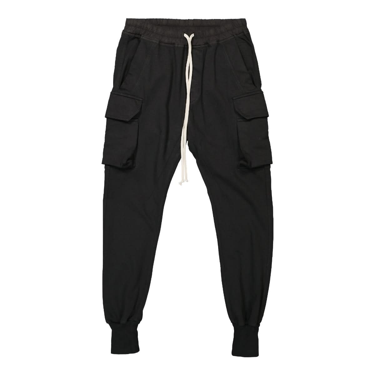 Rick Owens Mastodon Cut Offs Black Detail view 1 | Gate
