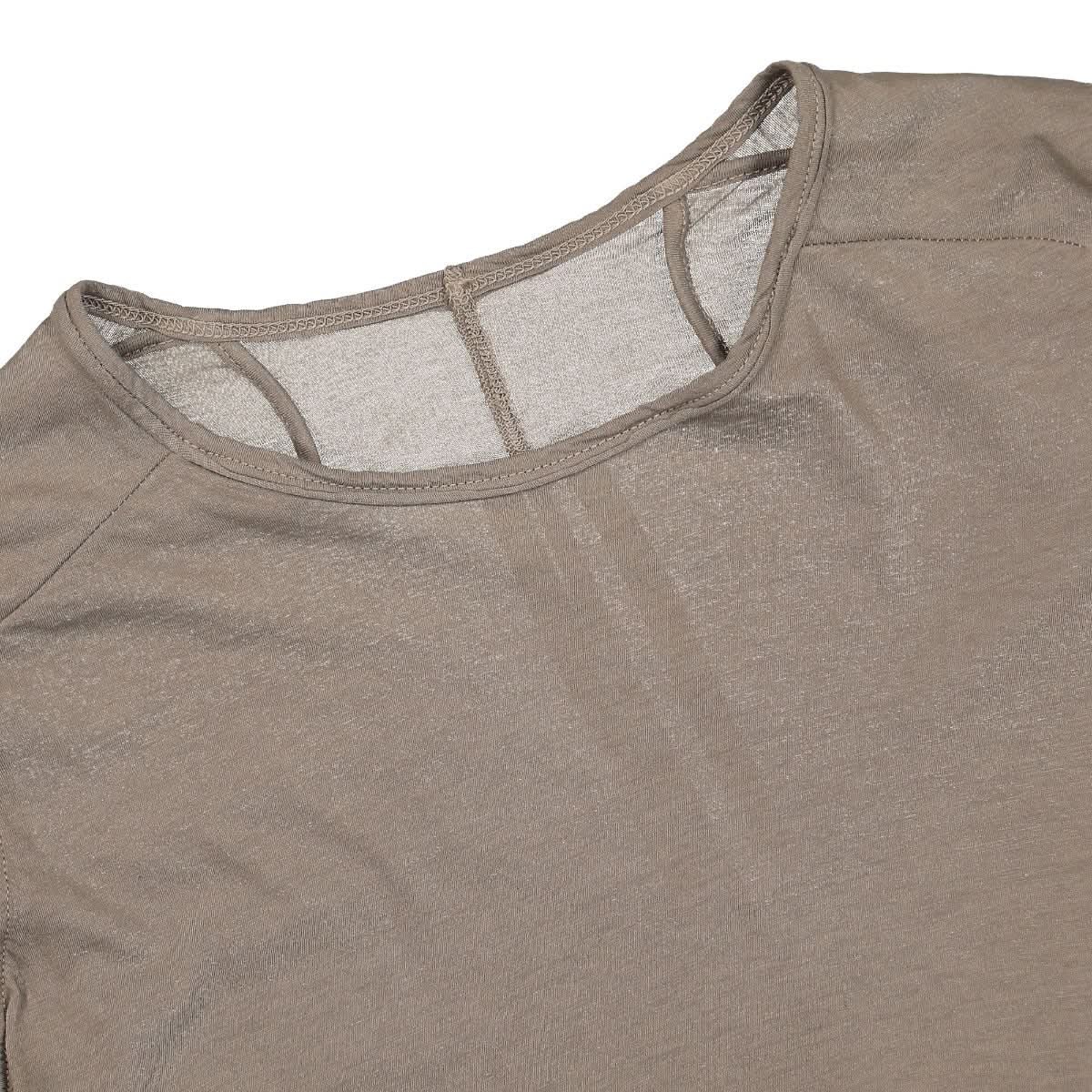 Rick Owens Scarification Longsleeve Brown Detail view 3 | Gate