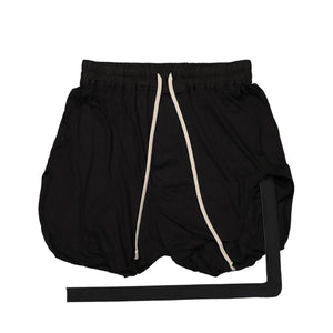 Rick Owens Phleg Doubled Boxers Knit Shorts Black Detail view 1 | Gate