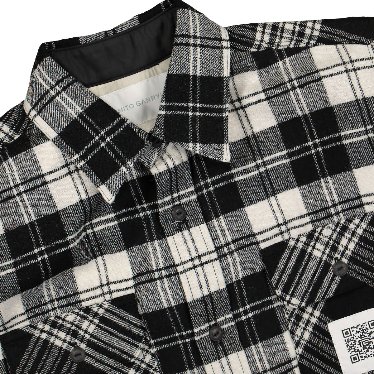 Pleated Flannel Shirt | GATE