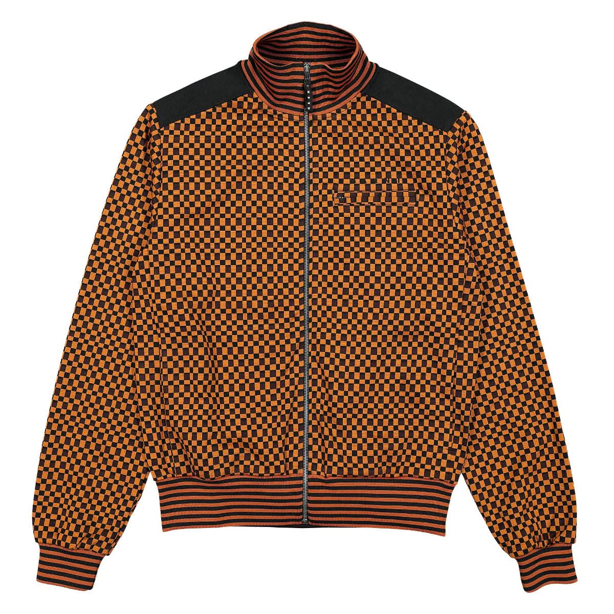 Marni Jersey Jacquard Jacket Black,Brown Detail view 1 | Gate