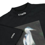 Heron Preston SS Turtleneck Censored Heron Black Detail view 3 | Gate