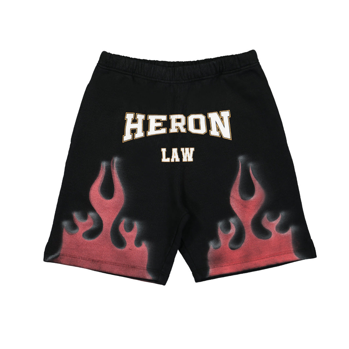 Heron Law Flames Sweatshorts | GATE