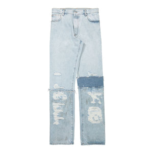 Heron Preston Layered Regular 5 Pockets Blue Detail view 1 | Gate