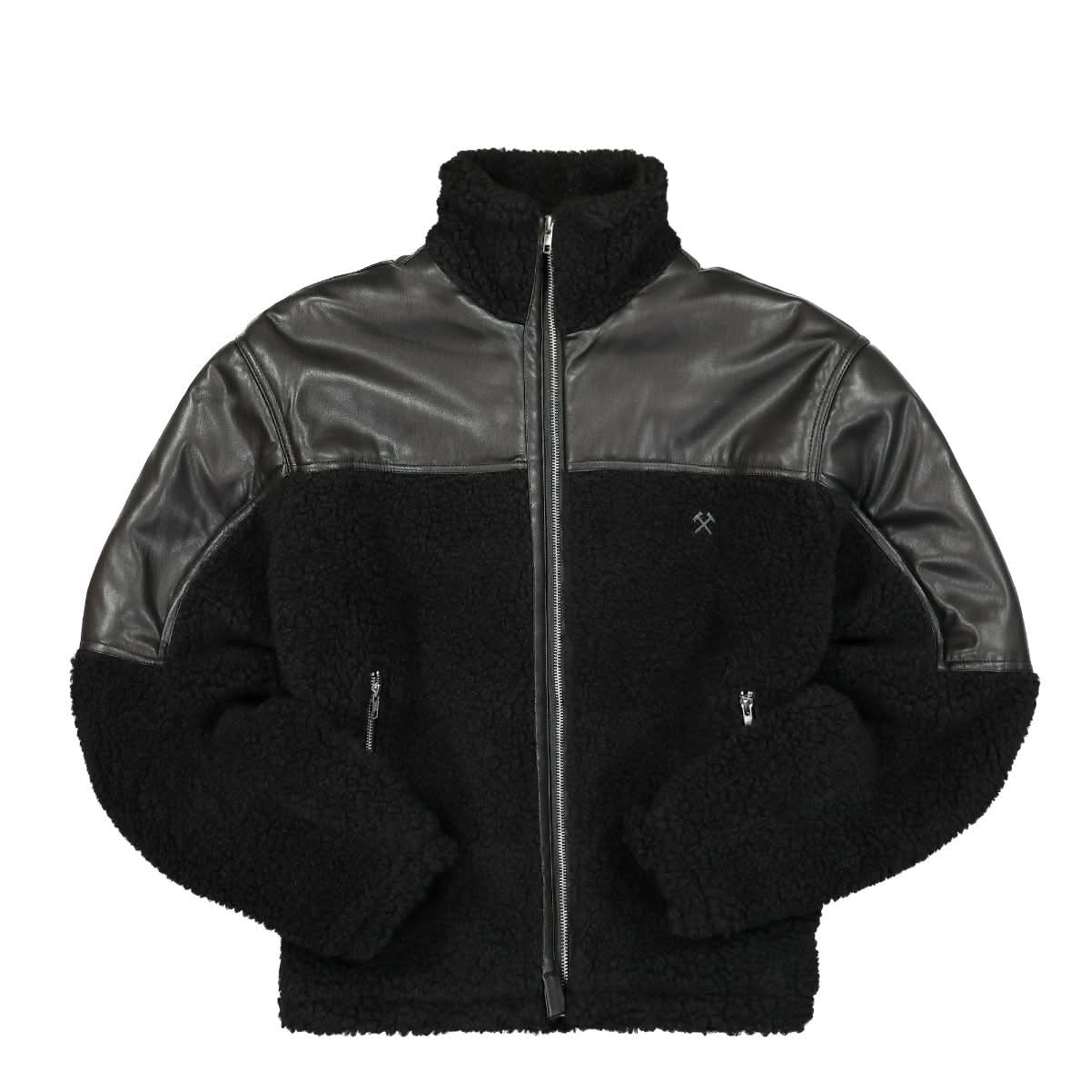 Janan Pleather Teddy Jacket