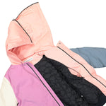 Padded Colour Block Bomber Jacket