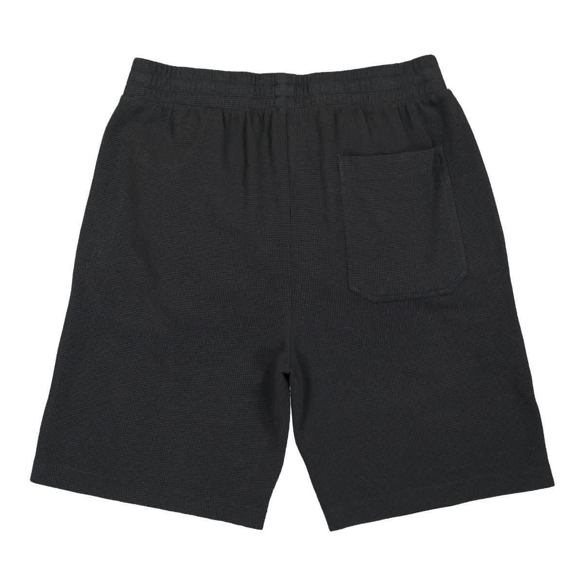 Helmut Lang Waffle Shorts Black Detail view 4 | Gate