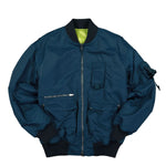 Helmut Lang Nylon Bomber Blue Detail view 1 | Gate