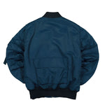 Helmut Lang Nylon Bomber Blue Detail view 3 | Gate