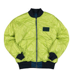 Helmut Lang Nylon Bomber Blue Detail view 2 | Gate