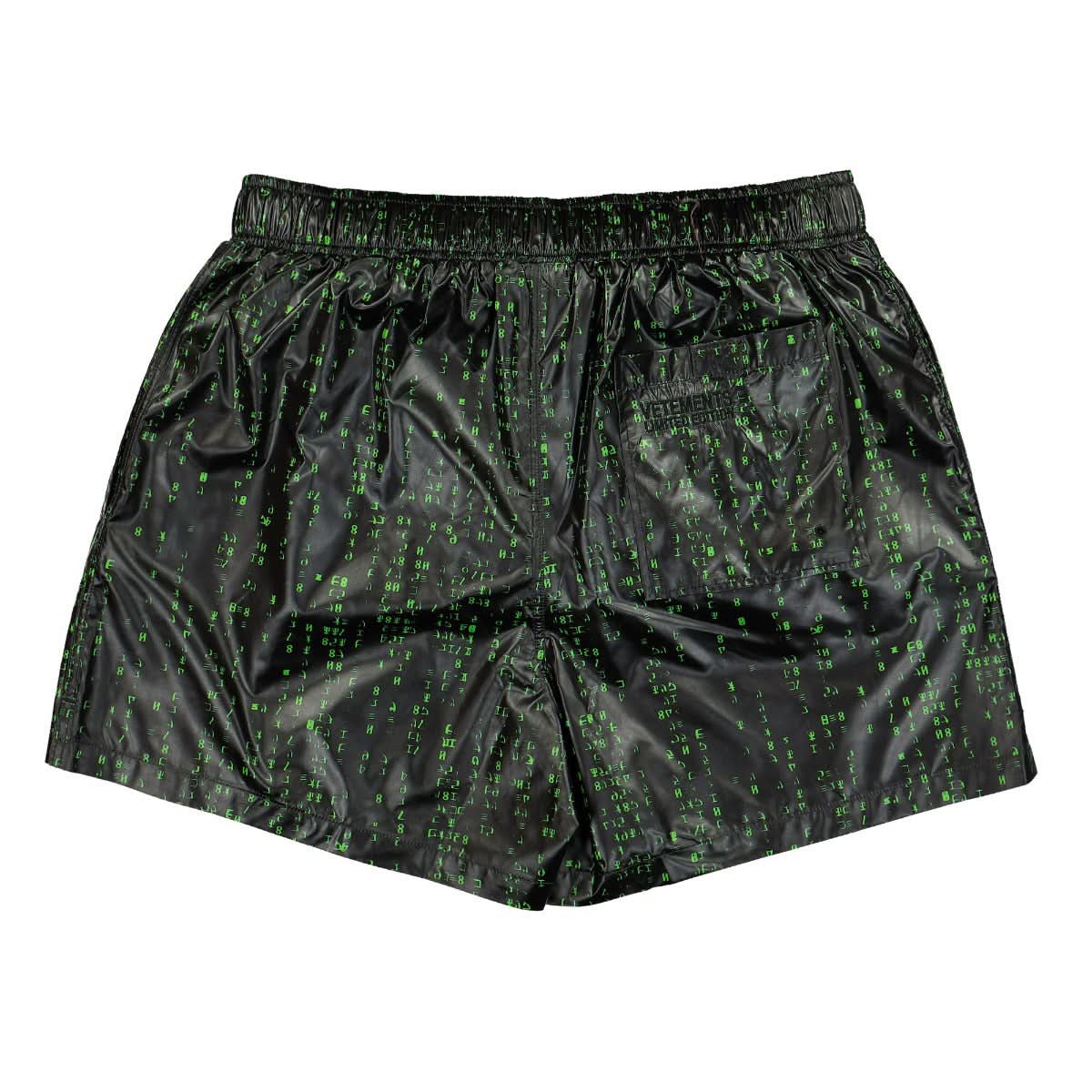Green Code Swim Shorts