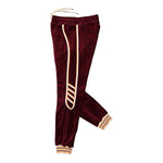 Racing Velour Tracksuit Bottoms