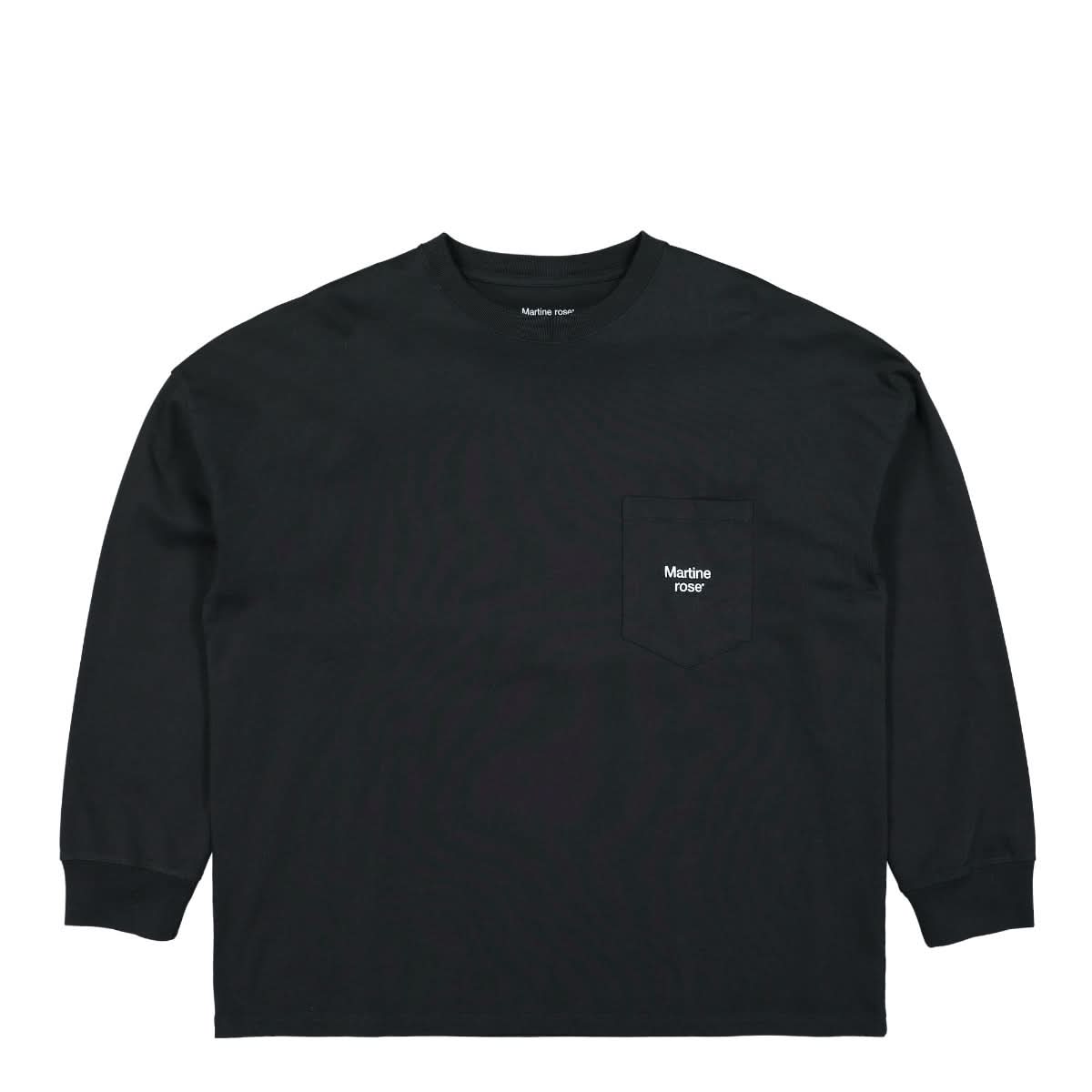 Martine Rose Novelty Oversized L/S T-Shirt Black Detail view 1 | Gate