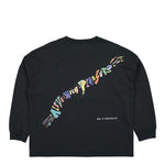 Martine Rose Novelty Oversized L/S T-Shirt Black Detail view 2 | Gate