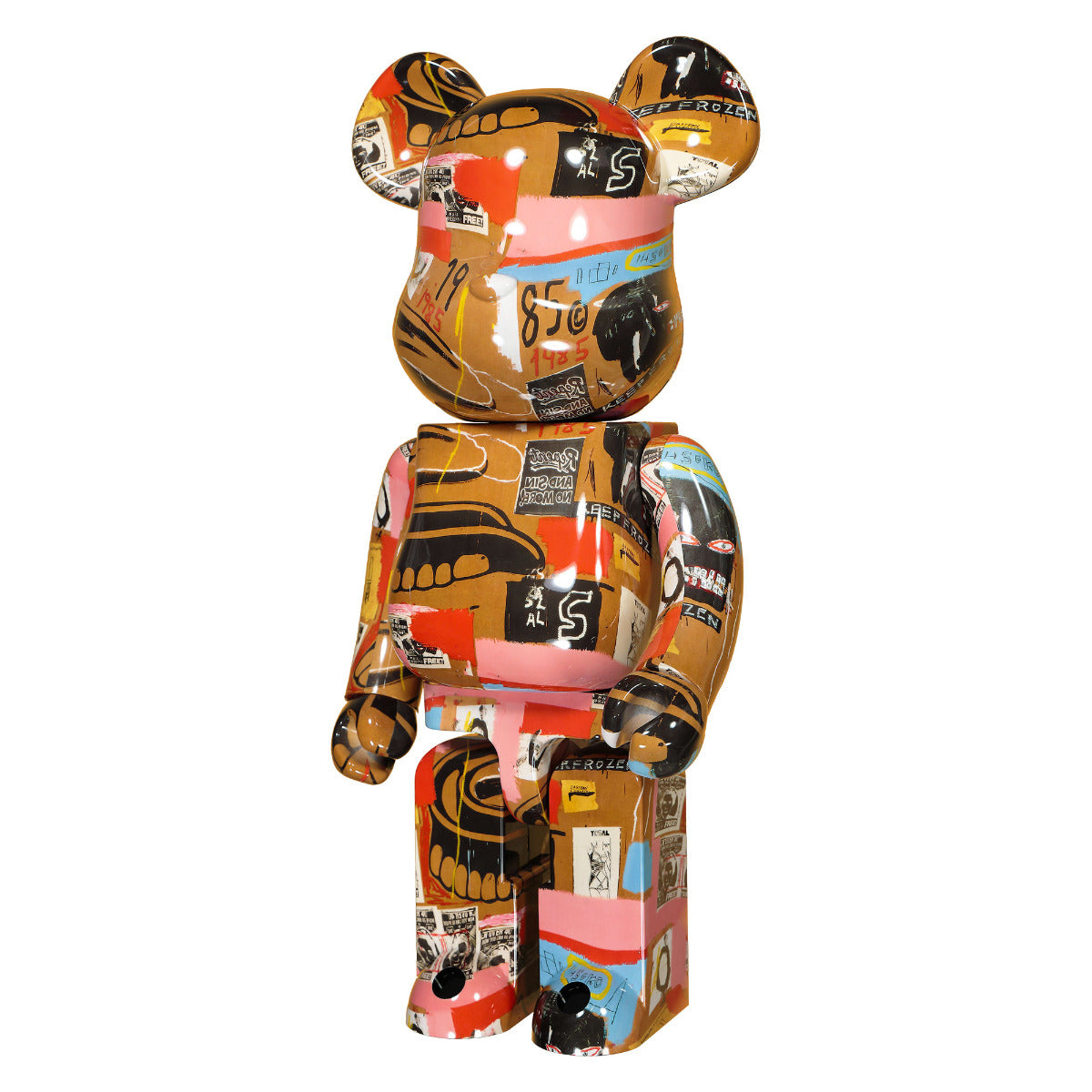 Medicom Toy - 1000% Bearbrick Andy Warhol X Jean-Michel Basquiat