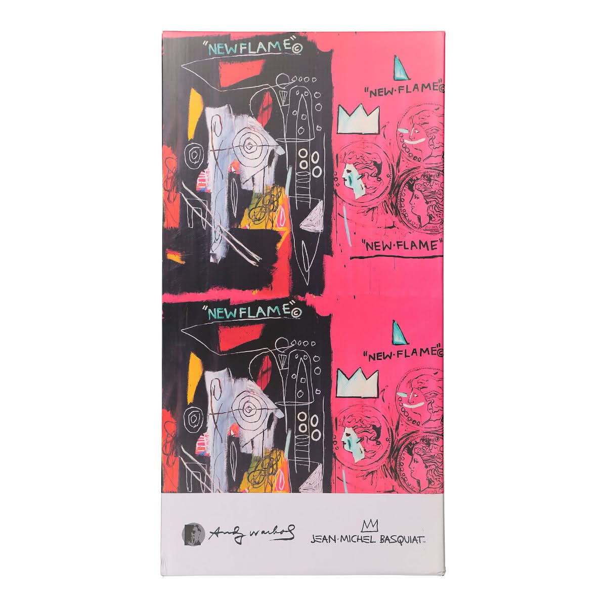 Medicom Be@rbrick Jean Michel Basquiat #1 1000% Multicolor Detail view 5 | Gate