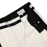 High Waisted Cummerbund Trousers