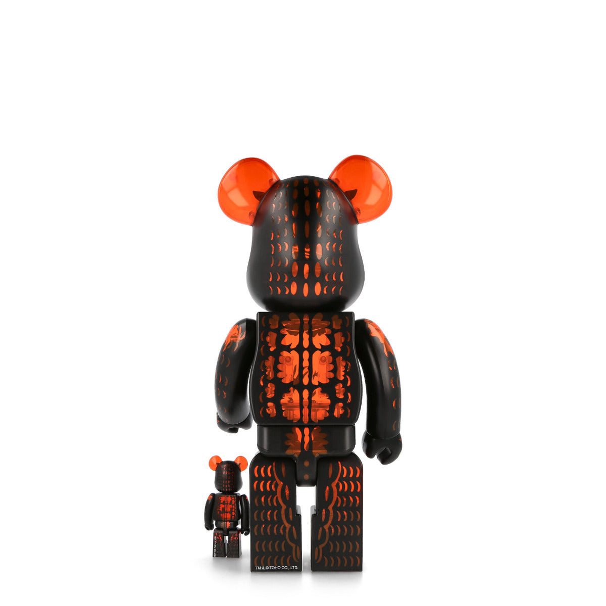 Be@rbrick Godzilla Meltdown: Clear Orange Version 400% + 100% | GATE