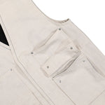Cotton-Linen Cargo Vest