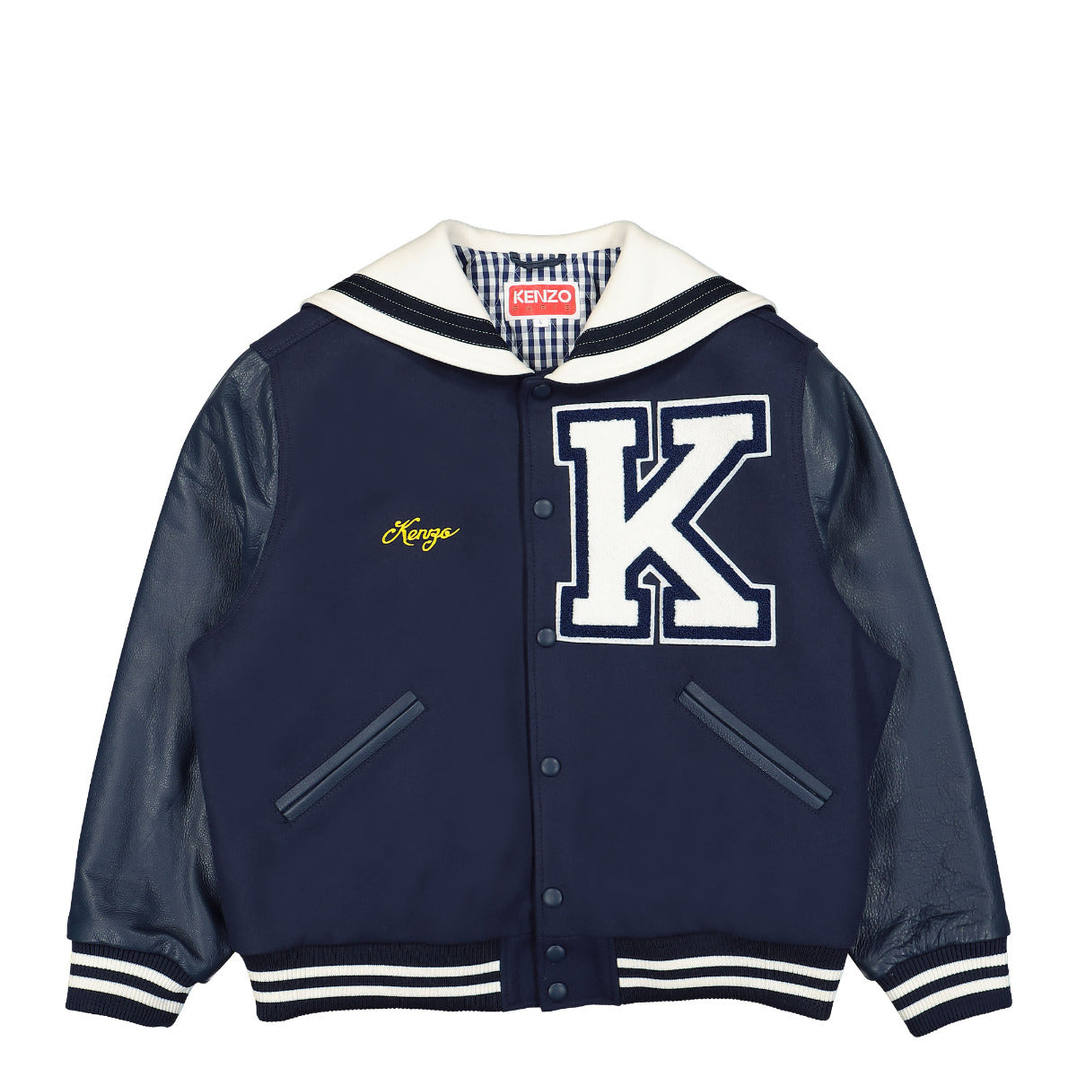Sailor Varsity Wool And Leather Jacket