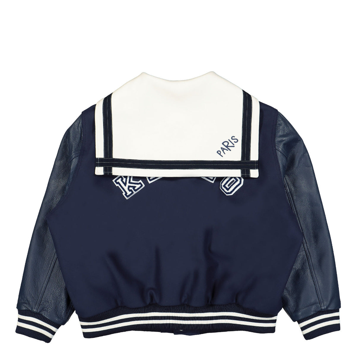 Sailor Varsity Wool And Leather Jacket