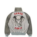 Elephant Suede Varsity Jacket