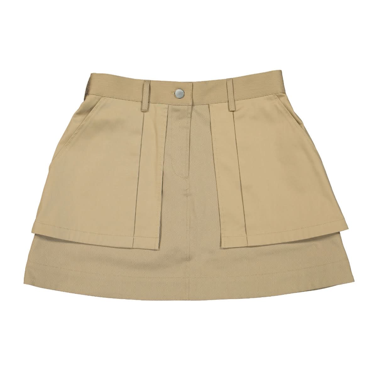 JW Anderson Cargo Mini Skirt Beige Detail view 1 | Gate