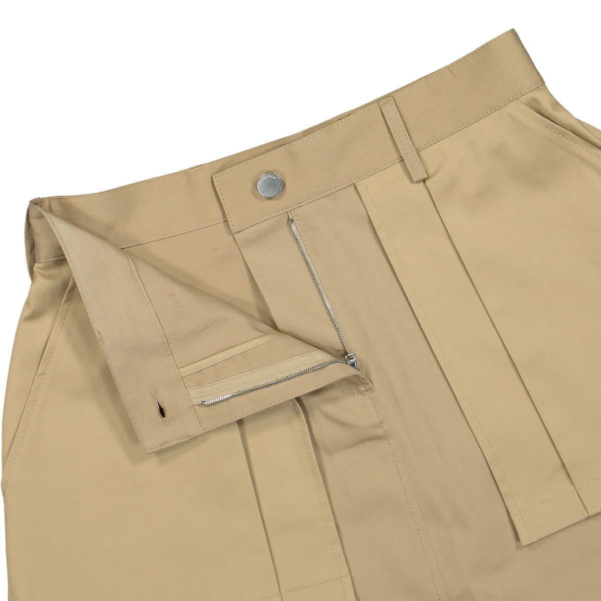 JW Anderson Cargo Mini Skirt Beige Detail view 4 | Gate