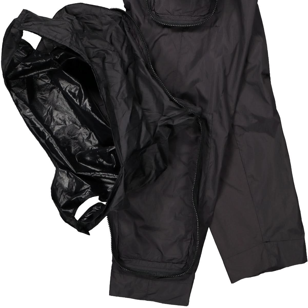 Studio ALCH Nylon Trackpant with Removable Bag Pockets Black Detail view 1 | Gate