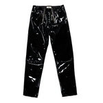 Vinyl Trouser With Double Zips