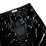 Vinyl Trouser With Double Zips