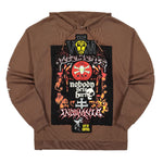 Metal Patched Logo Hoodie